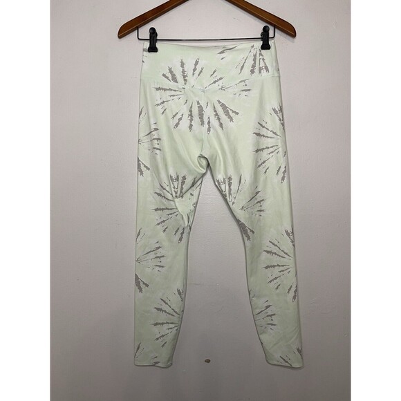 Women's Nike Dri-FIT  Mid-Rise Tie-Dye Leggings Womens medium Green Gray Active - Picture 7 of 7